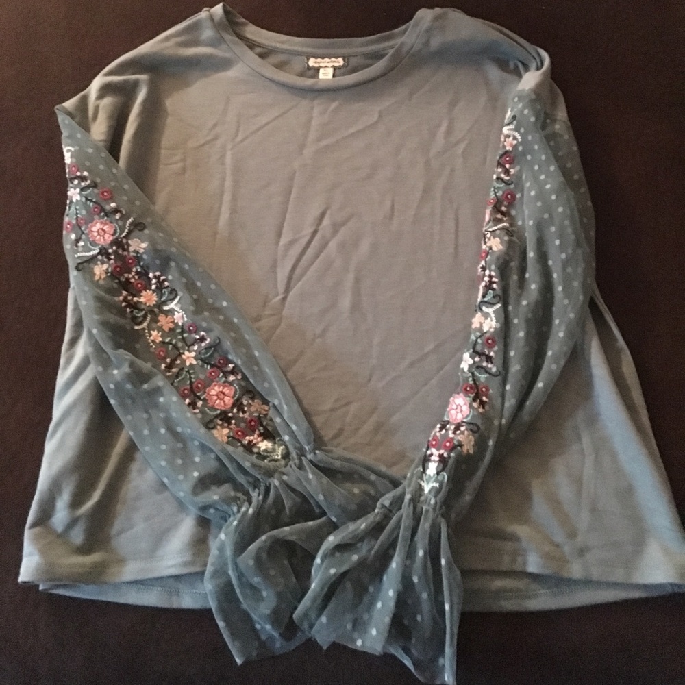 {Eyeshadow} Embroidered Blouse